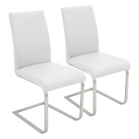LumiSource DC-FSTR W2 Foster Dining Chair - Set Of 2 in White